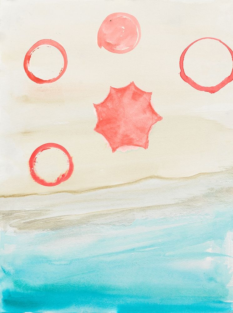 Wall Art Painting id:310299, Name: Watercolor Beach Stains II, Artist: Ritter, Gina