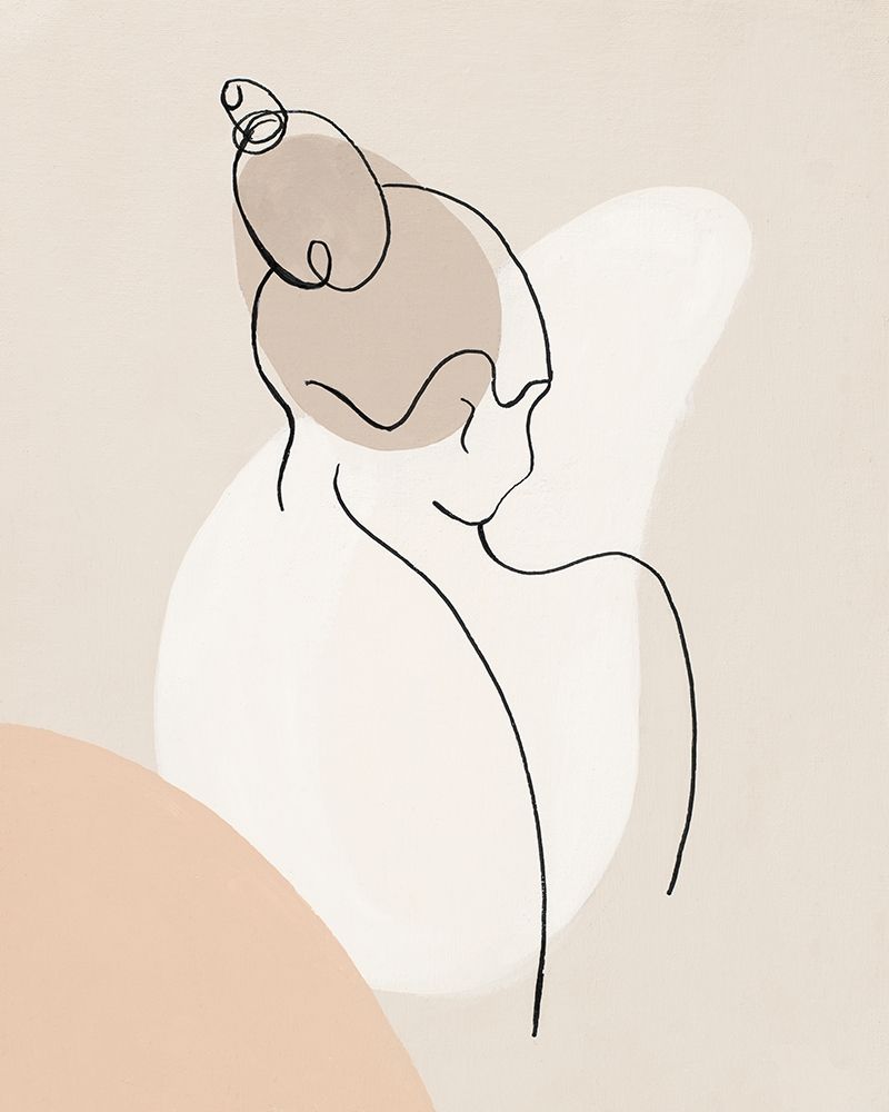 Wall Art Painting id:400828, Name: Back Silhouette III, Artist: Pinto, Patricia
