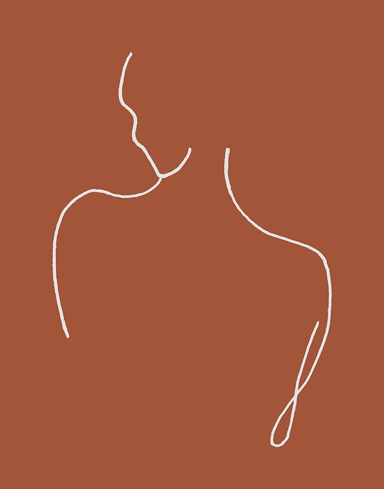 Wall Art Painting id:524349, Name: Silhouette On Terracotta, Artist: Pinto, Patricia