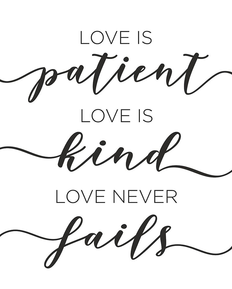 Art Print: Love Is Patient