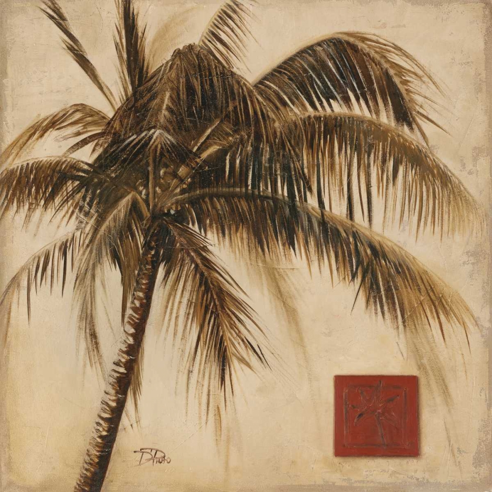 Wall Art Painting id:15119, Name: Sepia Palm I, Artist: Pinto, Patricia