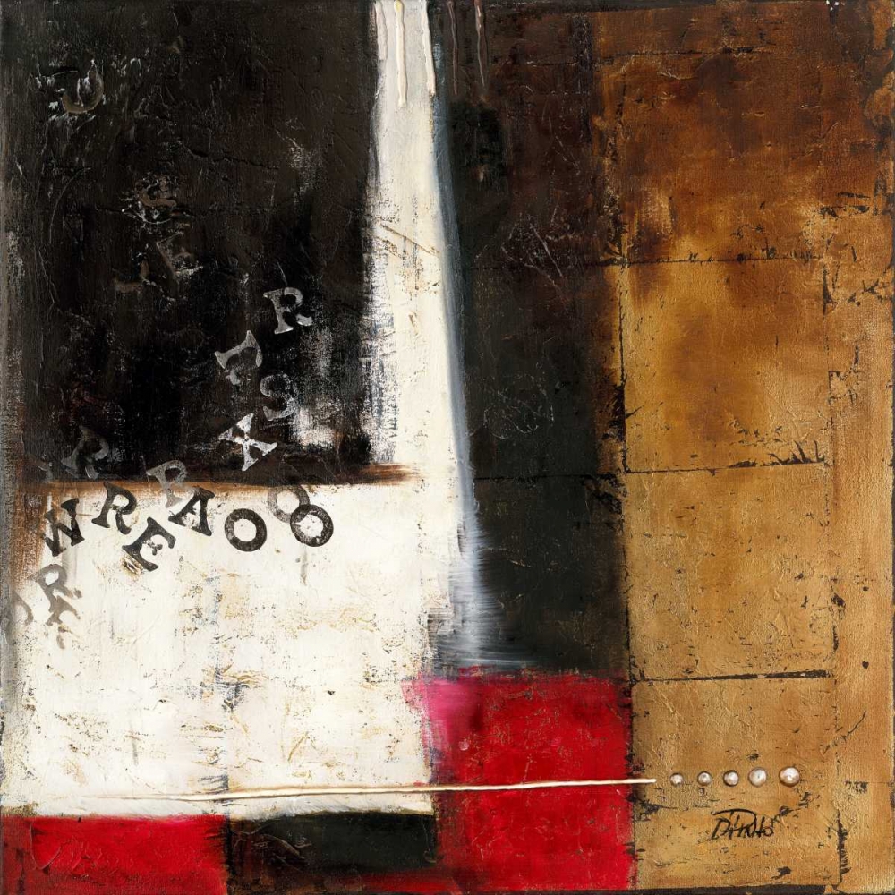 Wall Art Painting id:23380, Name: Red Contemporary IV, Artist: Pinto, Patricia