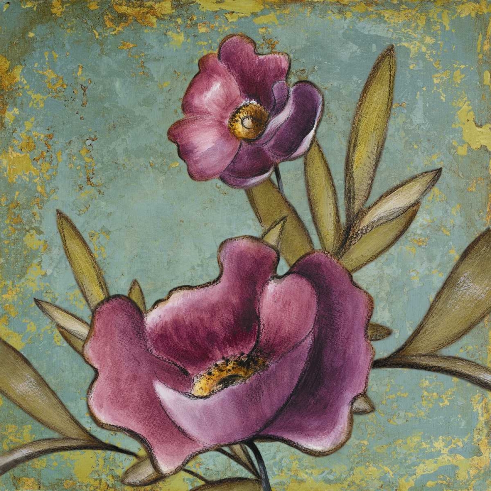 Wall Art Painting id:15170, Name: Purple Poppies I, Artist: Loreth, Lanie