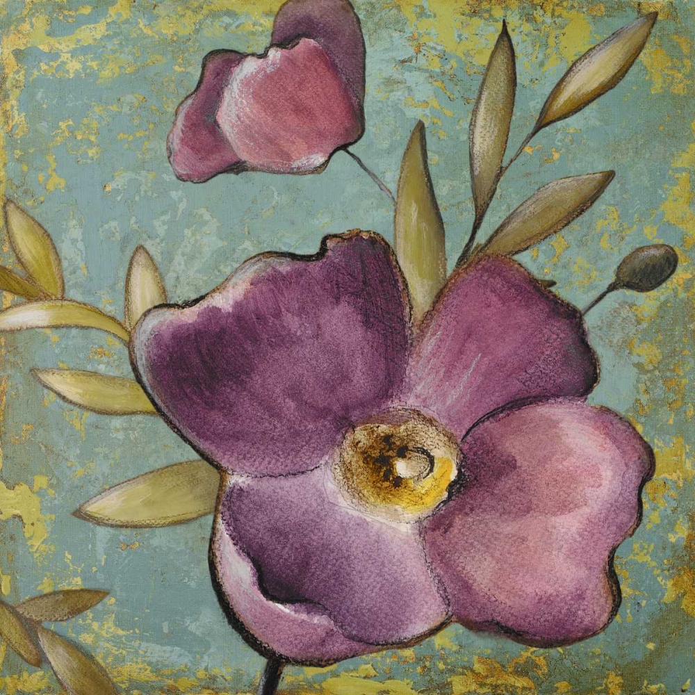 Wall Art Painting id:23400, Name: Purple Poppies II, Artist: Loreth, Lanie