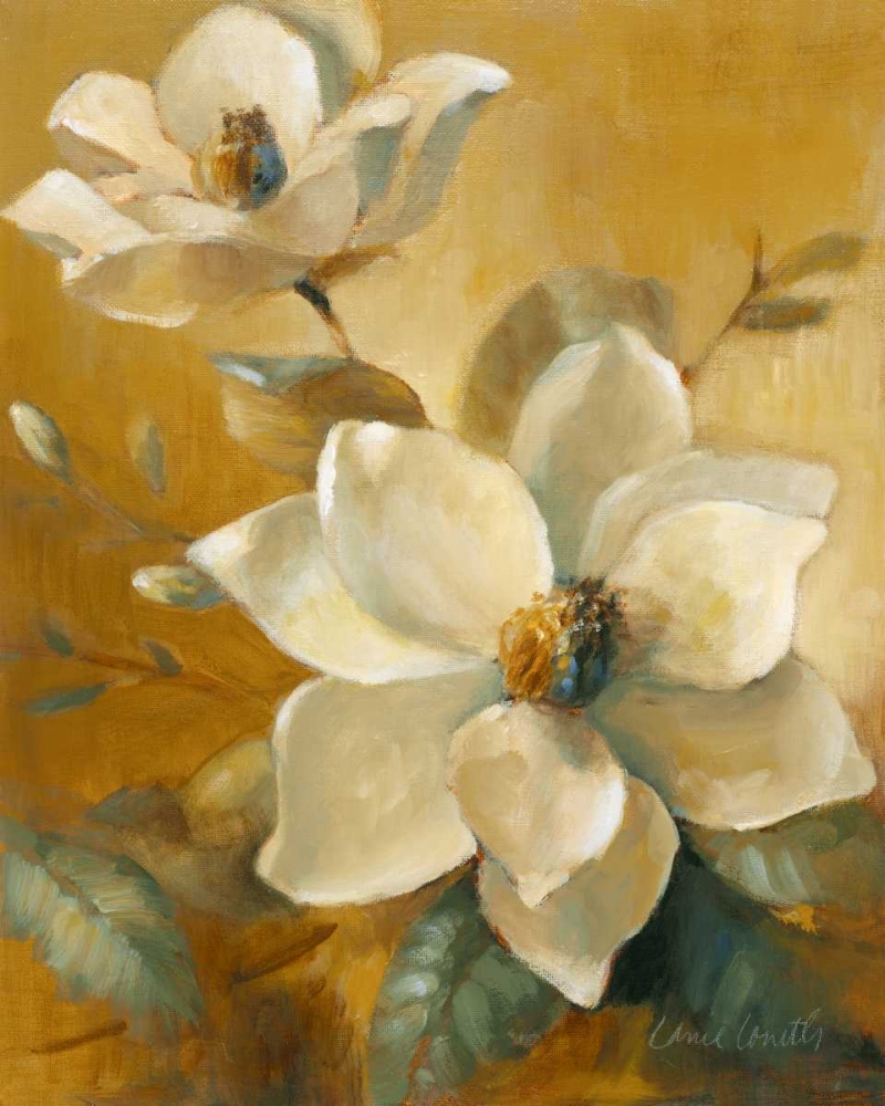 Wall Art Painting id:50888, Name: Magnolias Aglow at Sunset I, Artist: Loreth, Lanie