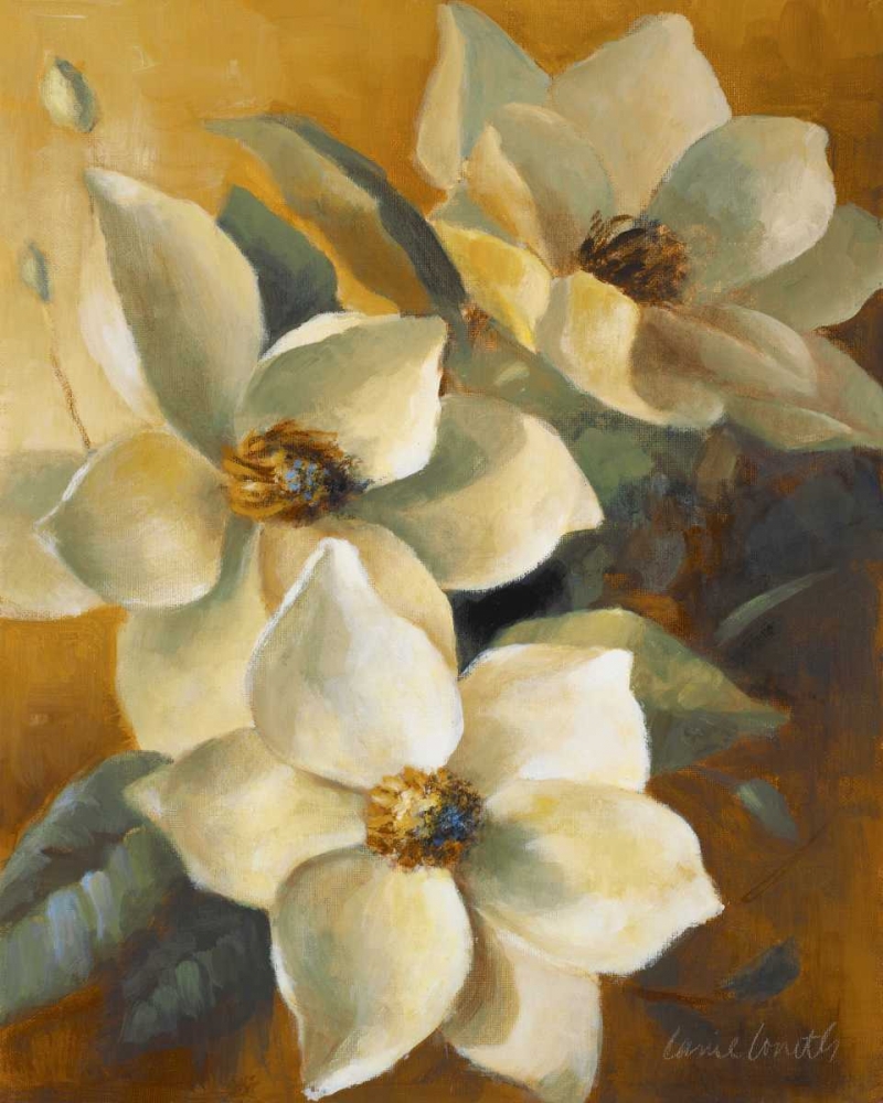 Wall Art Painting id:50887, Name: Magnolias Aglow at Sunset II, Artist: Loreth, Lanie