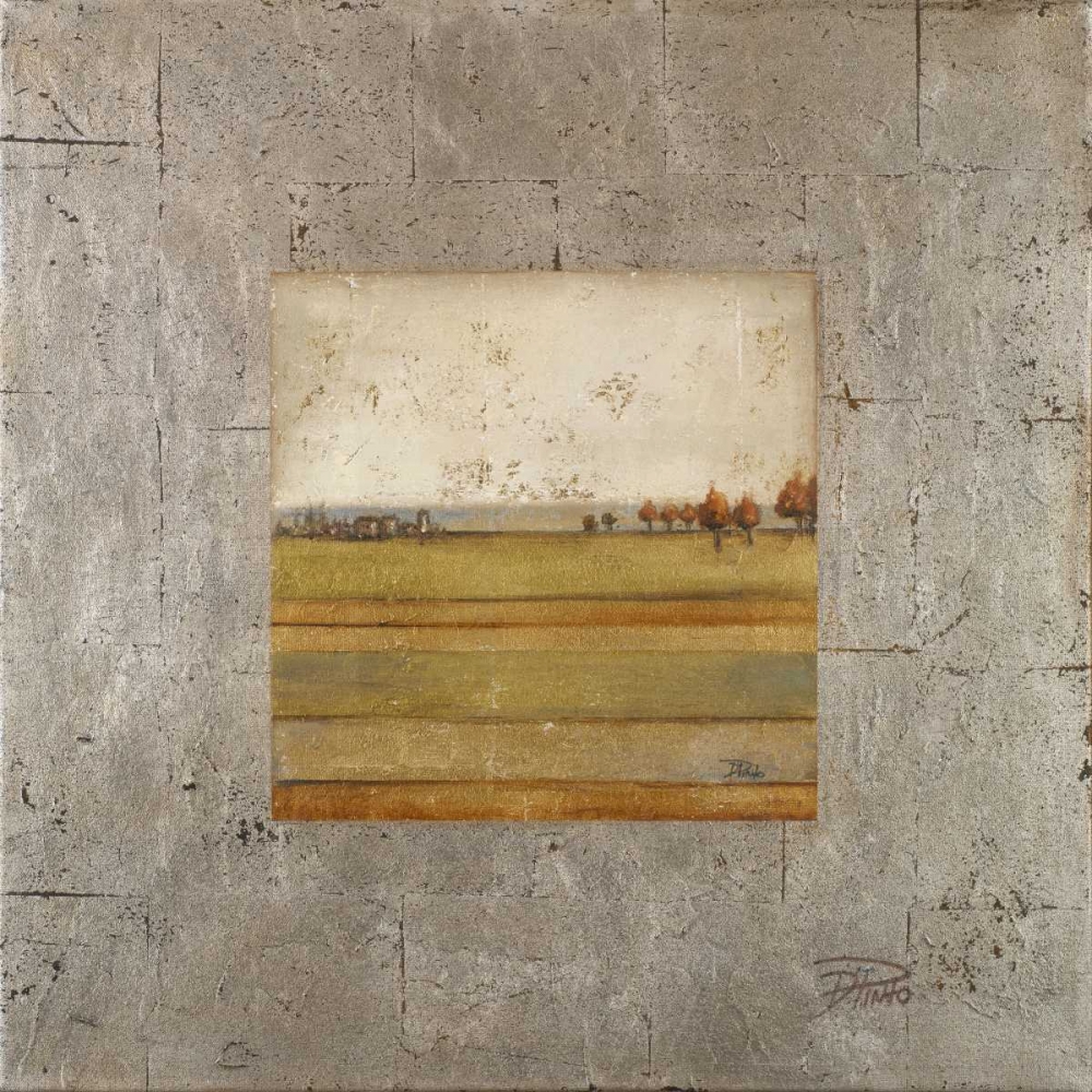 Wall Art Painting id:51285, Name: Metalized Landscape I, Artist: Pinto, Patricia