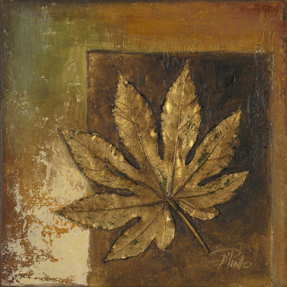 Wall Art Painting id:23433, Name: Golden Leaves II, Artist: Pinto, Patricia