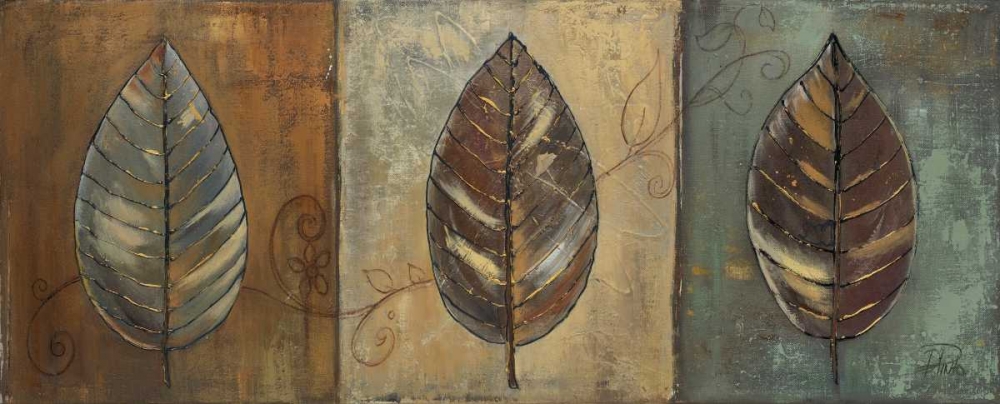 Wall Art Painting id:31777, Name: New Leaf Panel II, Artist: Pinto, Patricia