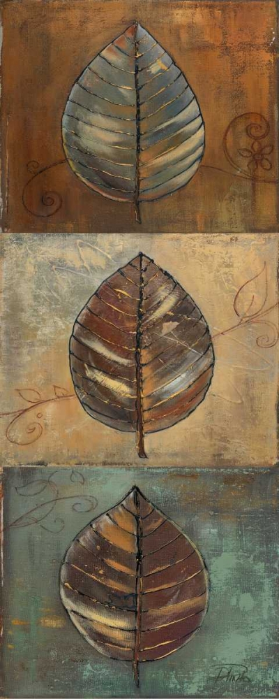 Wall Art Painting id:31778, Name: New Leaf Panel II - Vertical, Artist: Pinto, Patricia
