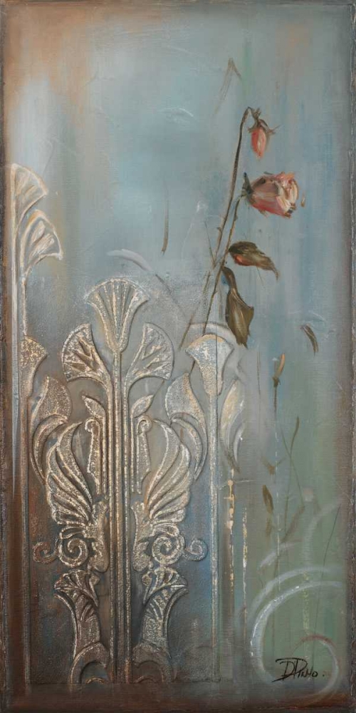 Wall Art Painting id:15229, Name: Ornaments and Roses I, Artist: Pinto, Patricia