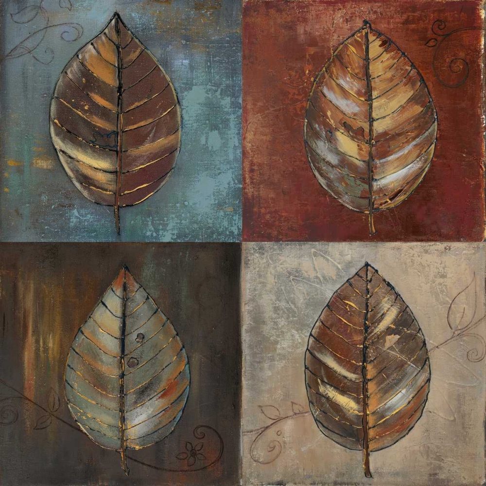 Wall Art Painting id:23539, Name: New Leaf Patch II, Artist: Pinto, Patricia