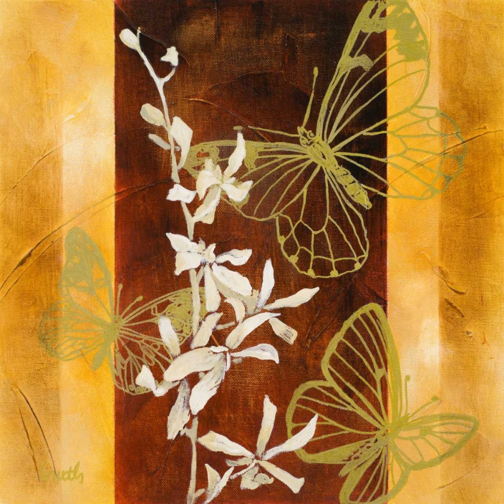 Wall Art Painting id:51811, Name: All-a-Flutter I, Artist: Loreth, Lanie
