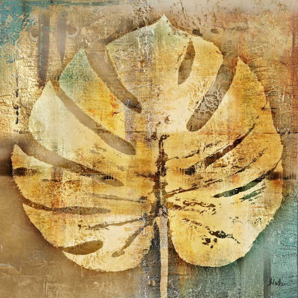 Wall Art Painting id:124066, Name: Gold Leaves I, Artist: Pinto, Patricia