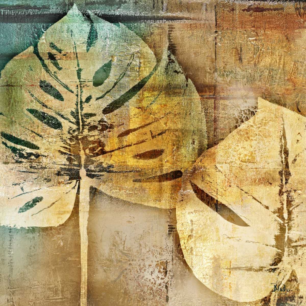 Wall Art Painting id:124068, Name: Gold Leaves II, Artist: Pinto, Patricia