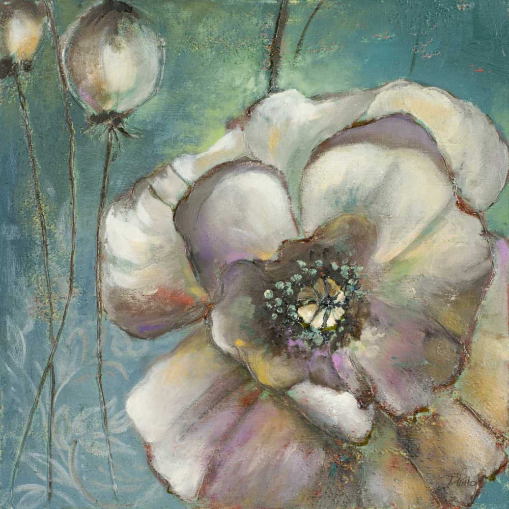 Wall Art Painting id:15485, Name: Blue Poppies II, Artist: Pinto, Patricia