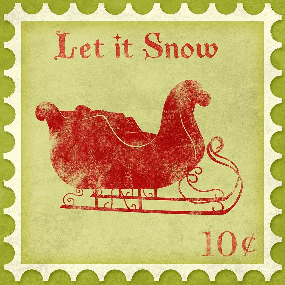 Wall Art Painting id:310516, Name: Holiday Stamp III, Artist: SD Graphics Studio