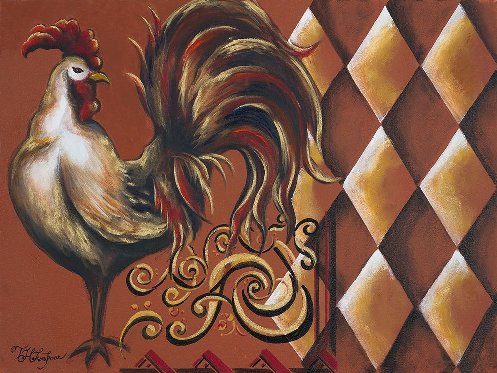 Wall Art Painting id:207141, Name: Rules the Roosters I, Artist: Hakimipour, Tiffany