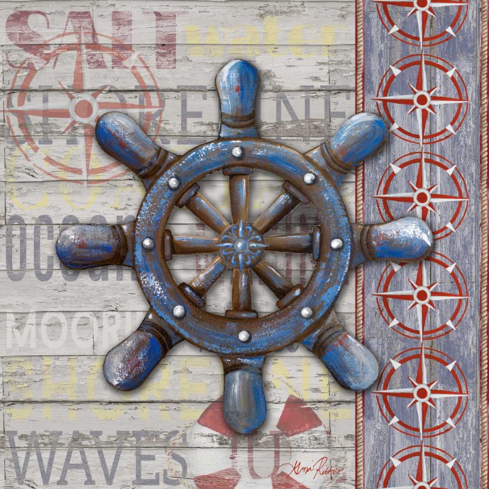 Wall Art Painting id:74472, Name: A Sailors Life II, Artist: Ritter, Gina
