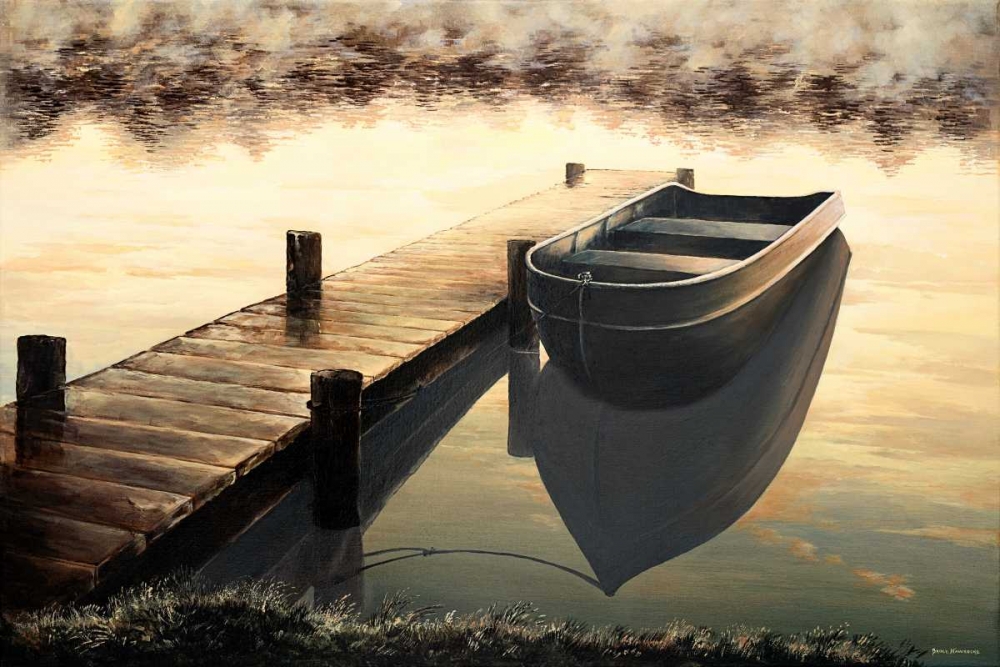 Wall Art Painting id:24167, Name: Quiet Morning, Artist: Nawrocke, Bruce