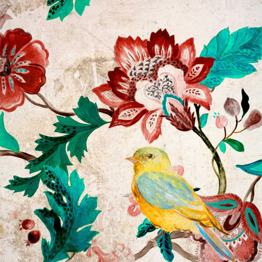 Wall Art Painting id:24336, Name: Bird of Capri II, Artist: Loreth, Lanie