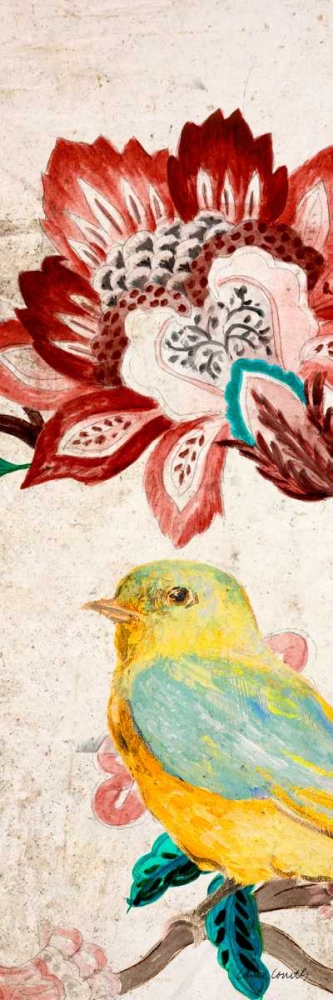 Wall Art Painting id:50880, Name: Bird of Capri Panel II, Artist: Loreth, Lanie