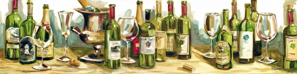 Wall Art Painting id:51234, Name: Wine and Champagne Panel, Artist: French-Roussia, Heather A.