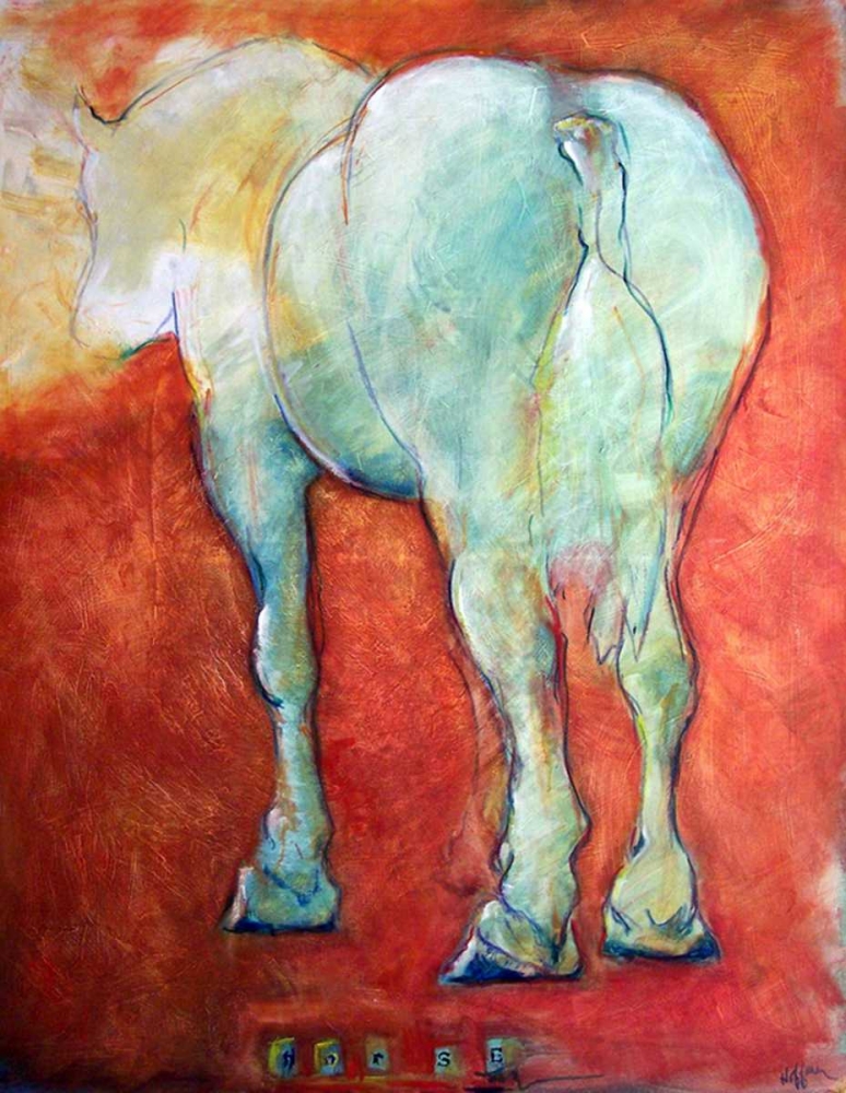 Wall Art Painting id:17026, Name: Horse Red, Artist: Hoffman, Kate
