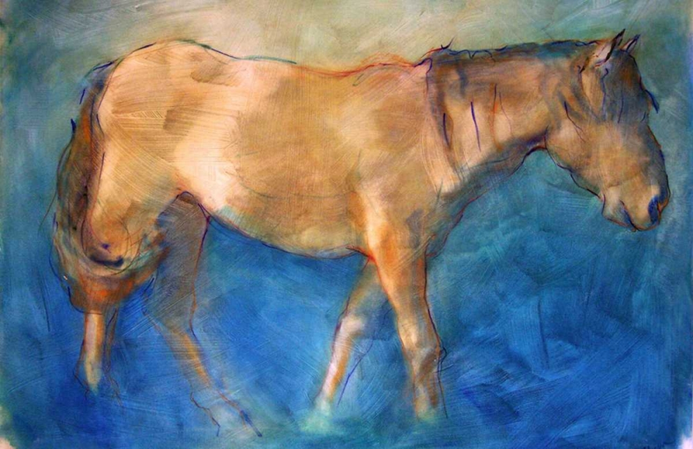 Wall Art Painting id:17036, Name: Horse Walking, Artist: Hoffman, Kate