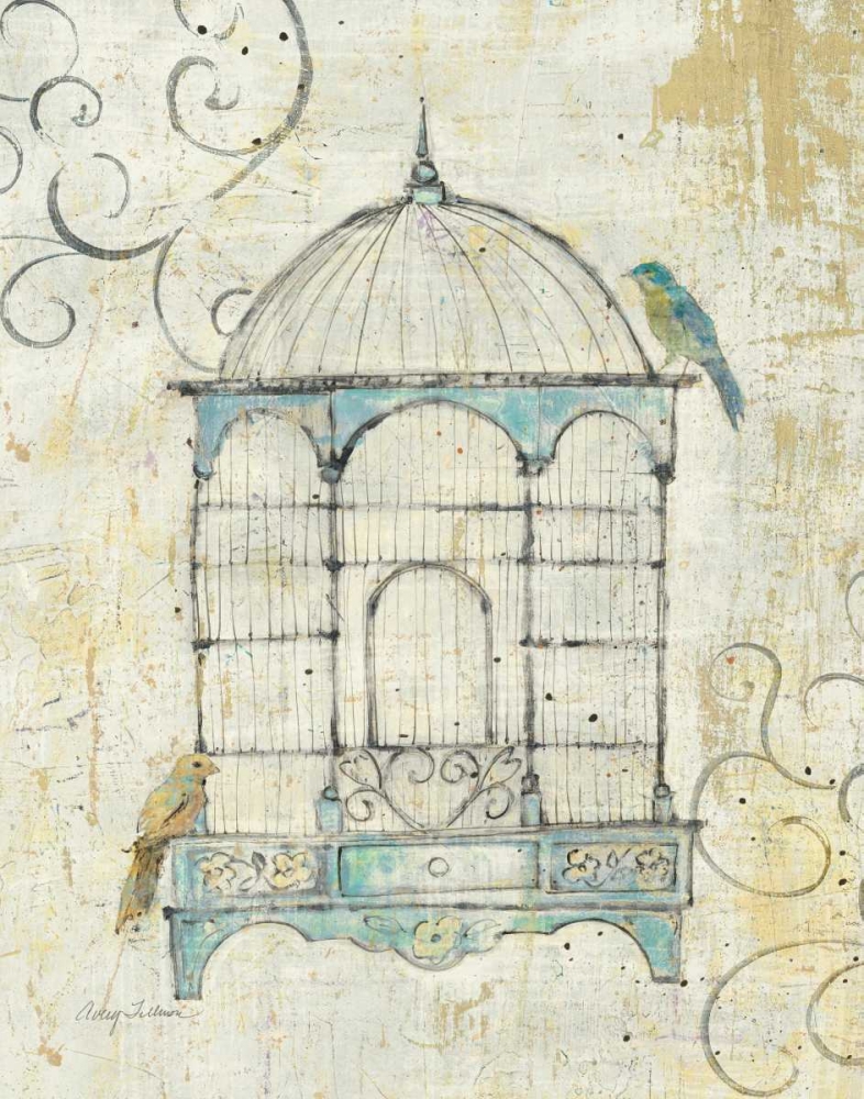 Wall Art Painting id:17444, Name: Bird Cage IV, Artist: Tillmon, Avery