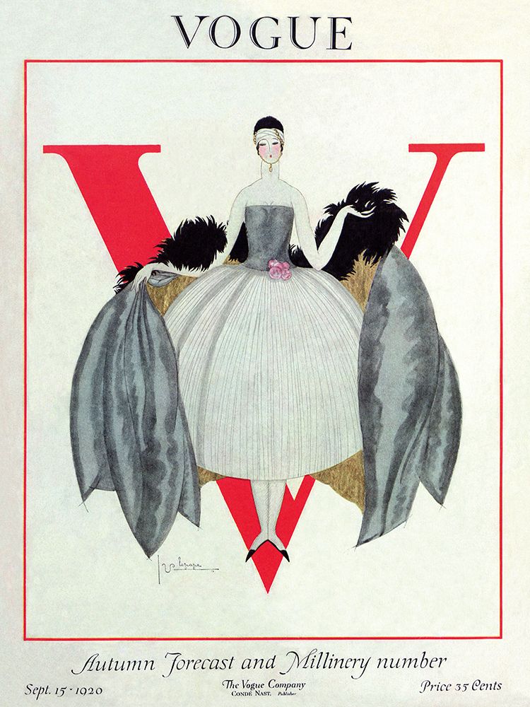 Art Print: Vintage Fashion Cover VII