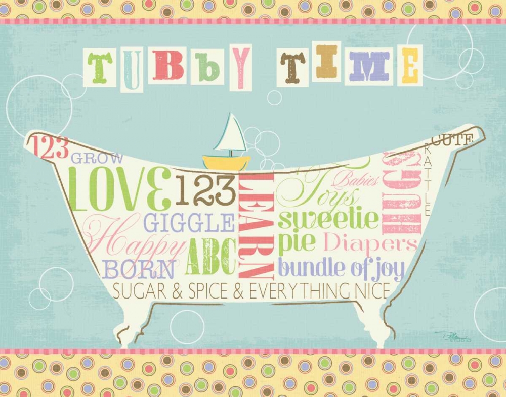 Wall Art Painting id:33463, Name: Tubby Time I, Artist: Pela Studio