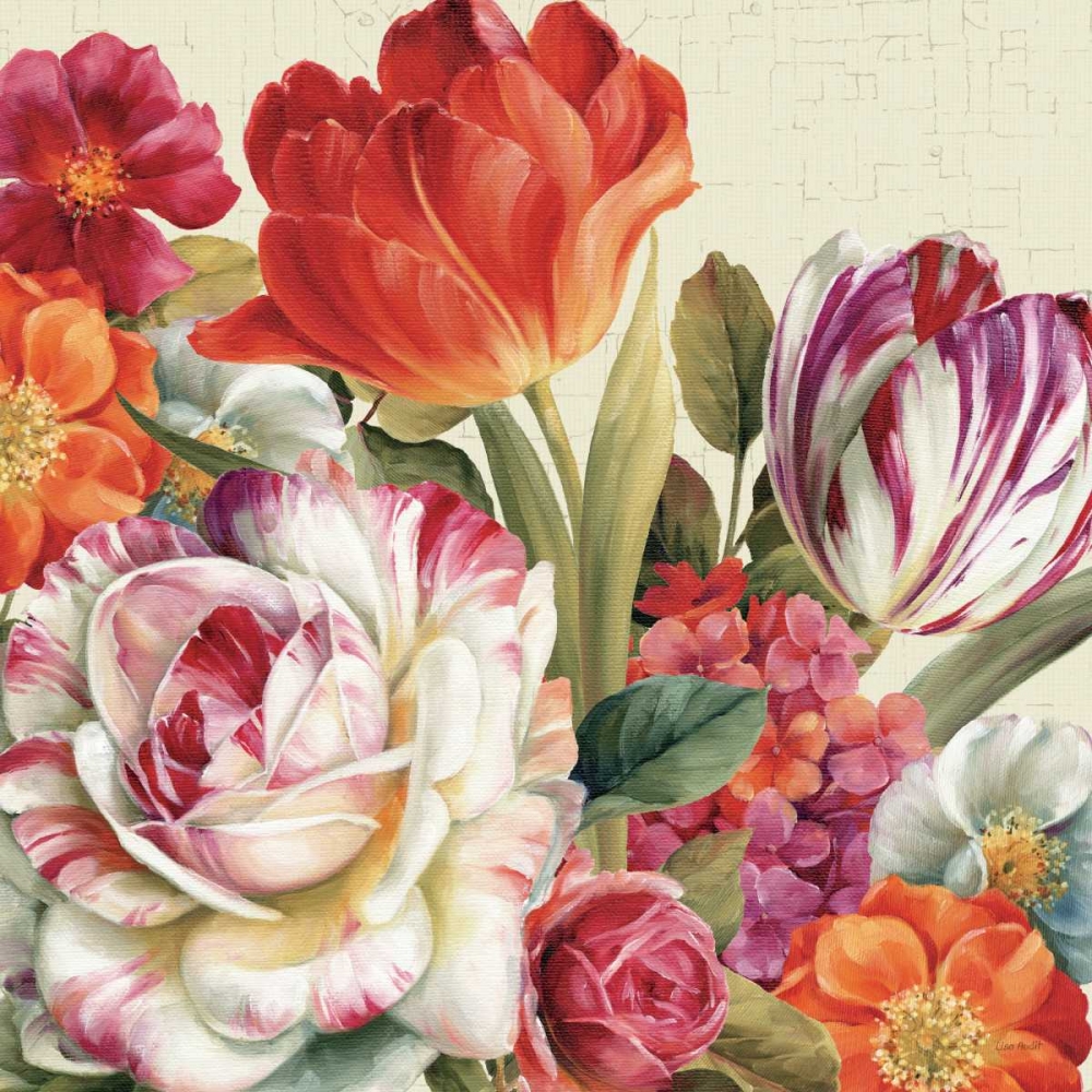 Wall Art Painting id:17176, Name: Garden View Tossed - Florals, Artist: Audit, Lisa