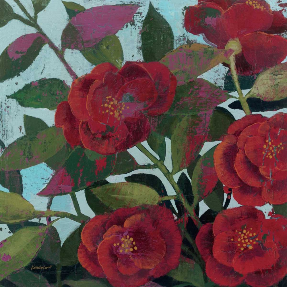 Wall Art Painting id:33655, Name: Abundant Roses I, Artist: Lovell, Kathrine