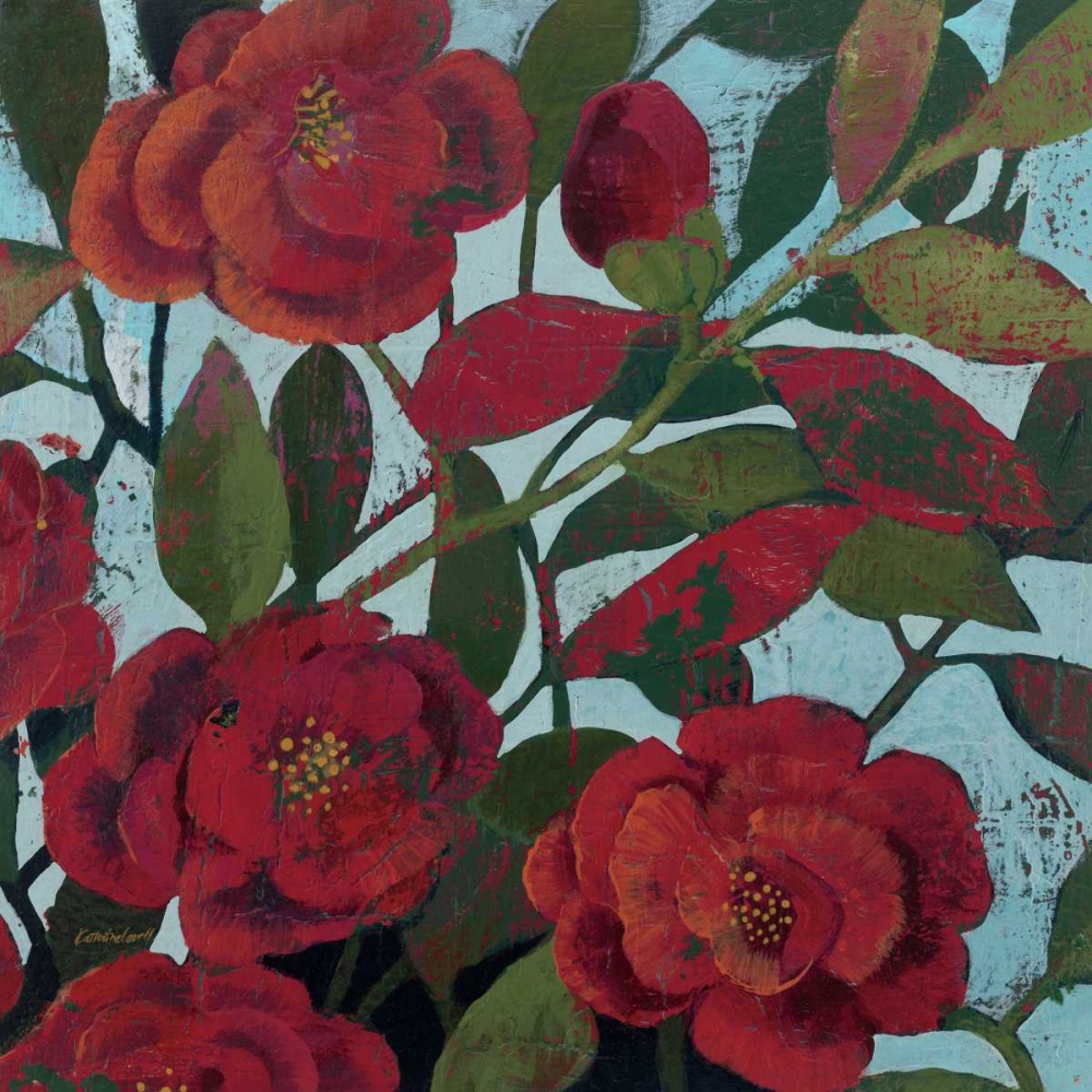Wall Art Painting id:33656, Name: Abundant Roses II, Artist: Lovell, Kathrine
