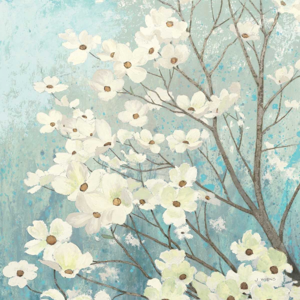 Wall Art Painting id:17643, Name: Dogwood Blossoms I, Artist: Wiens, James