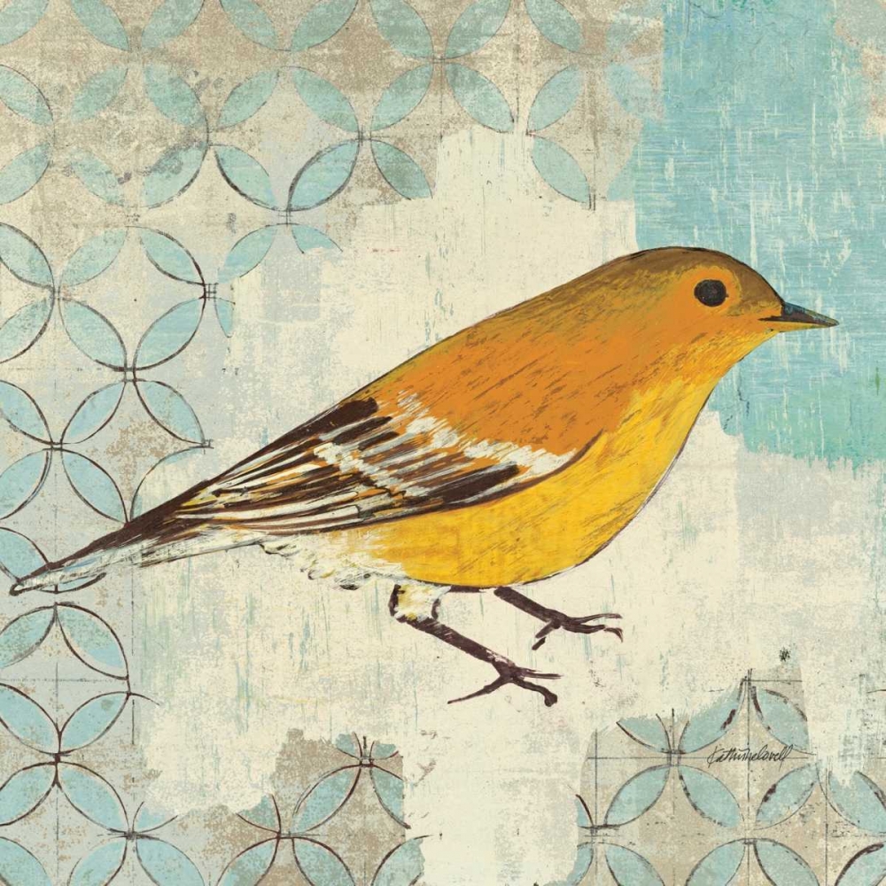 Wall Art Painting id:34154, Name: Pine Warbler, Artist: Lovell, Kathrine