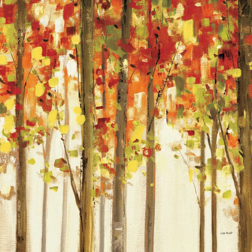 Wall Art Painting id:33952, Name: Autumn Forest Study I, Artist: Audit, Lisa