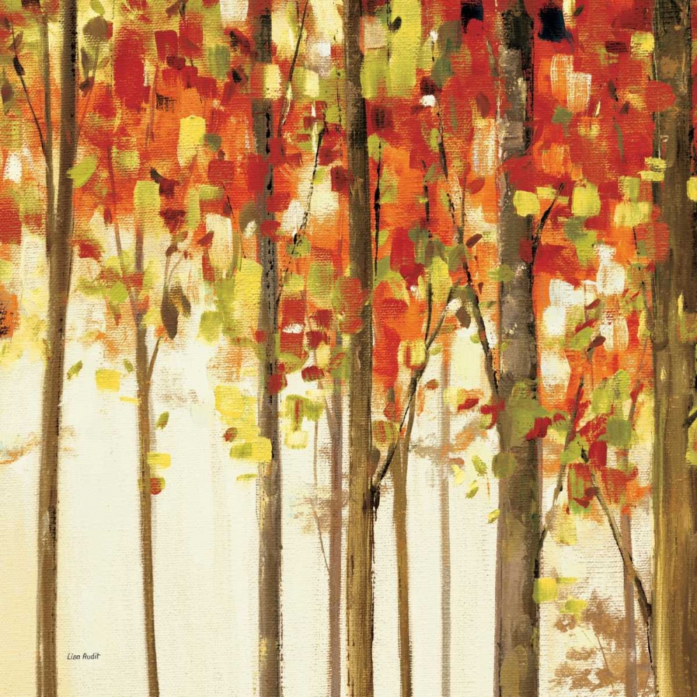 Wall Art Painting id:33953, Name: Autumn Forest Study II, Artist: Audit, Lisa