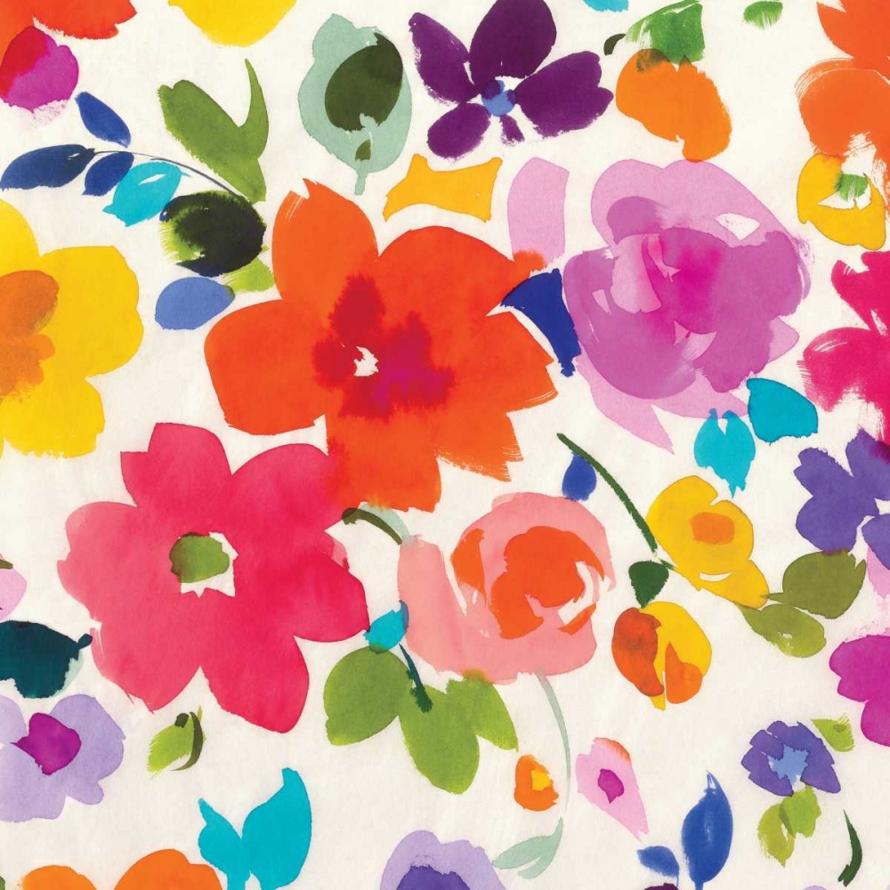 Wall Art Painting id:33960, Name: Bright Florals II, Artist: Wild Apple Portfolio