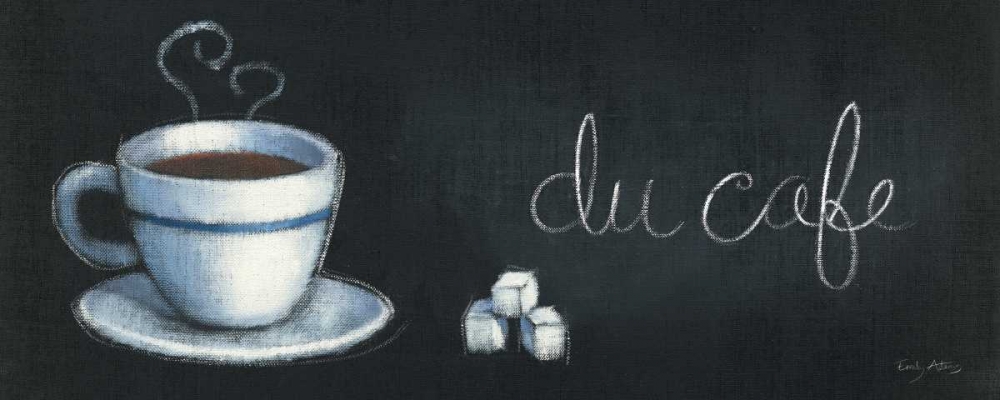 Wall Art Painting id:18370, Name: Chalkboard Menu I - Cafe, Artist: Adams, Emily