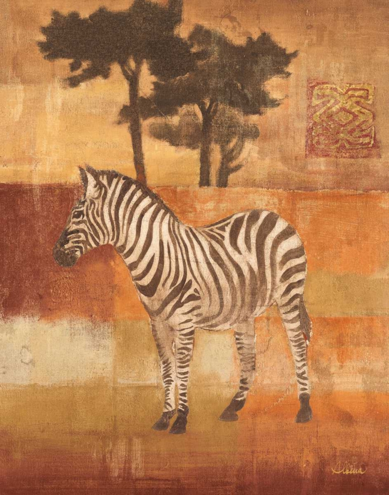 Wall Art Painting id:19102, Name: Animals on Safari II, Artist: Hristova, Albena