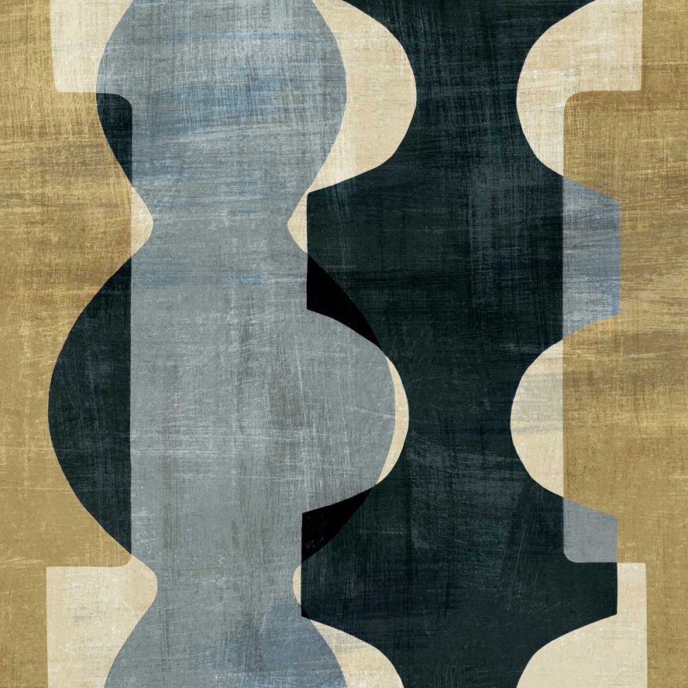 Wall Art Painting id:19107, Name: Geometric Deco I, Artist: Wild Apple Portfolio