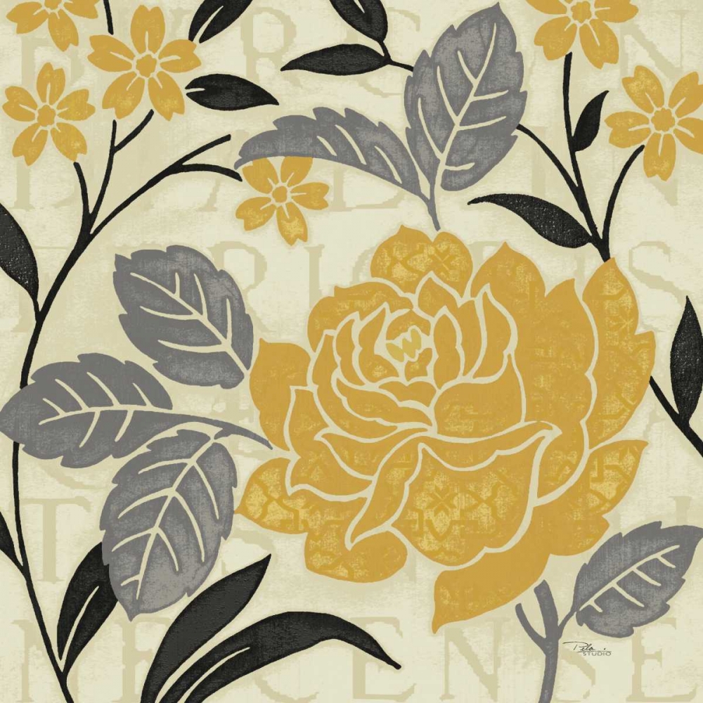 Wall Art Painting id:28340, Name: Perfect Petals II Yellow, Artist: Pela Studio