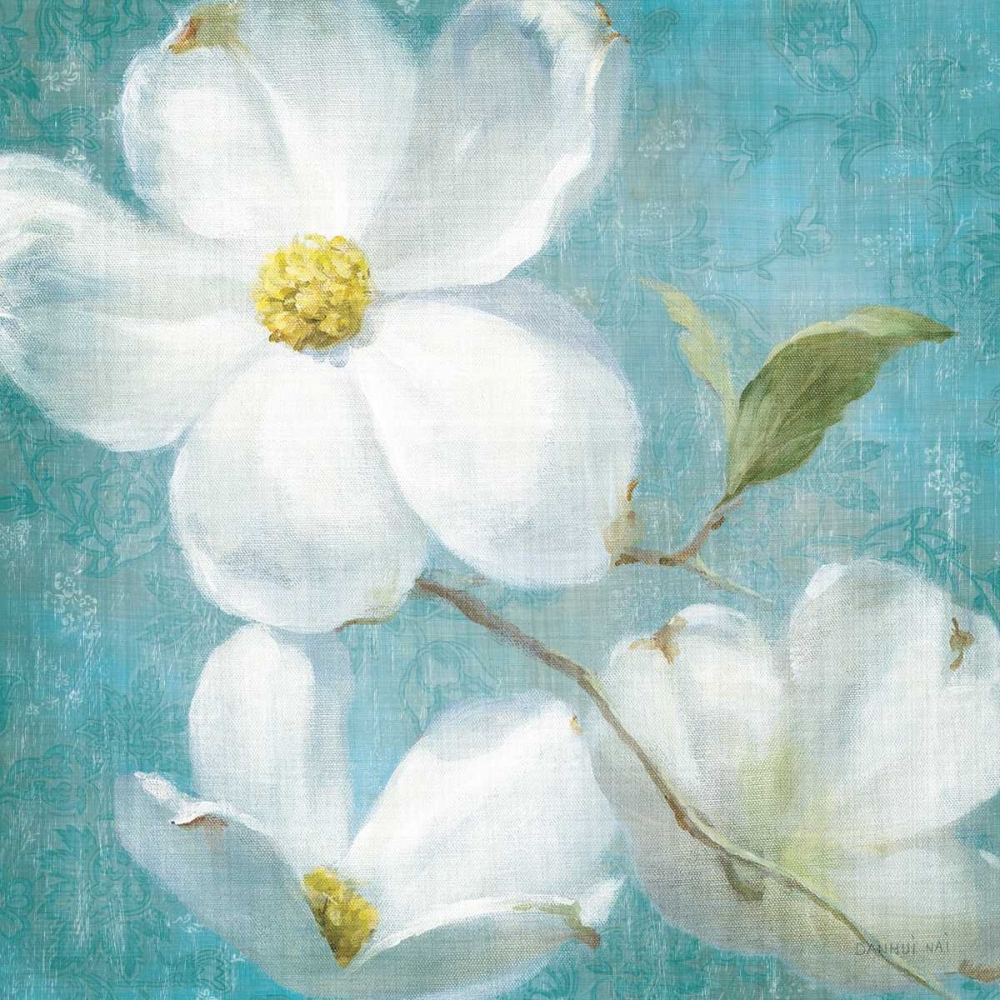 Art Print: Indiness Blossom Square Vintage IV