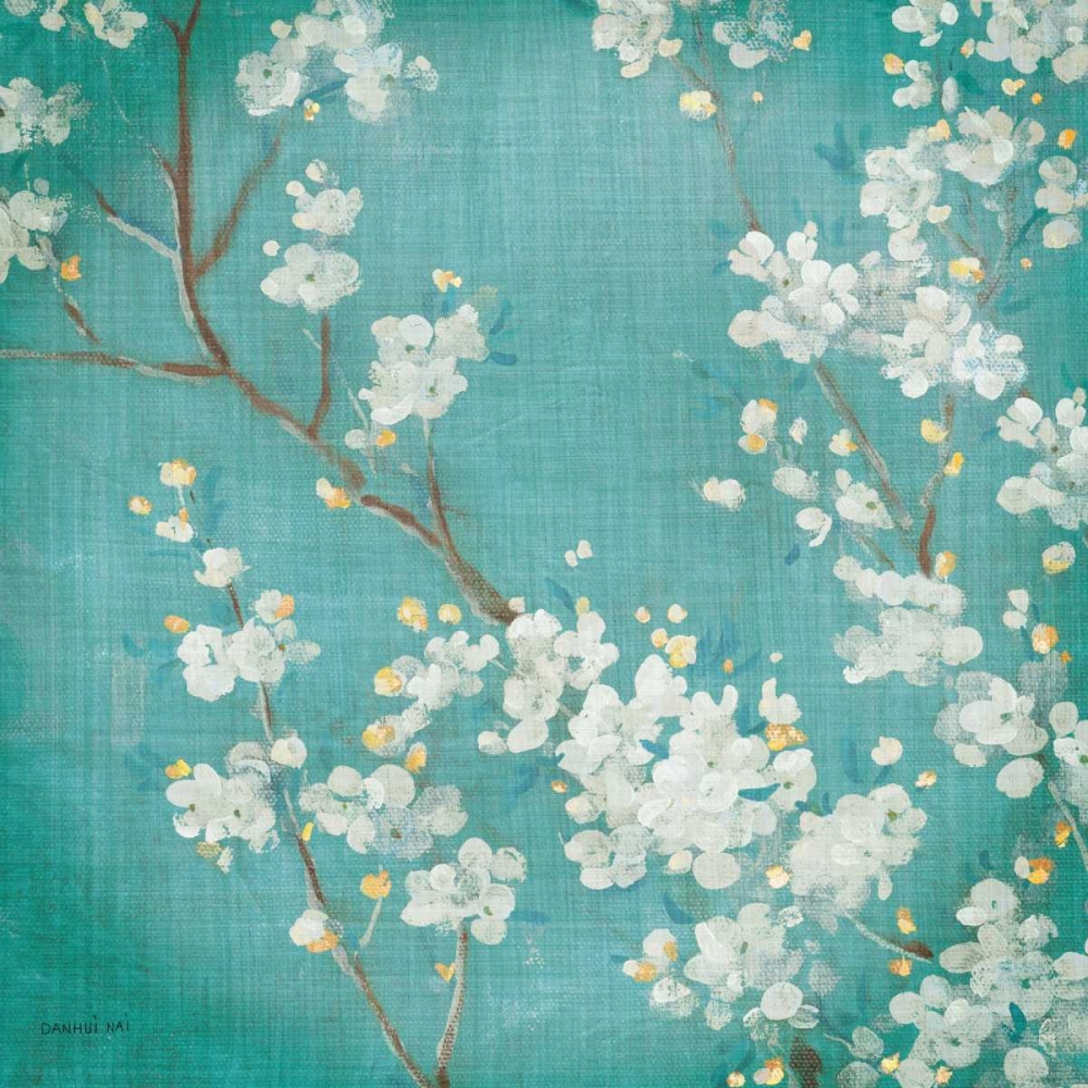 Wall Art Painting id:28536, Name: White Cherry Blossoms II, Artist: Nai, Danhui