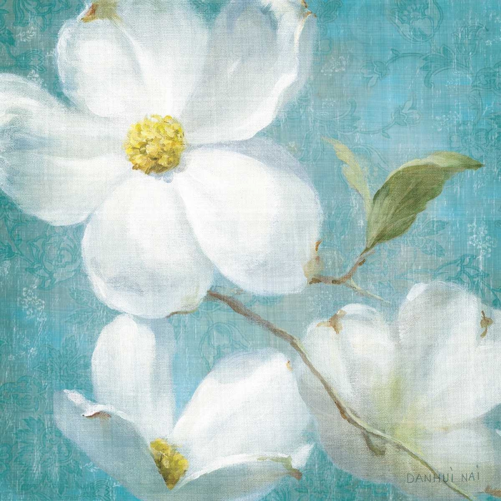 Art Print: Indiness Blossom Square Vintage IV