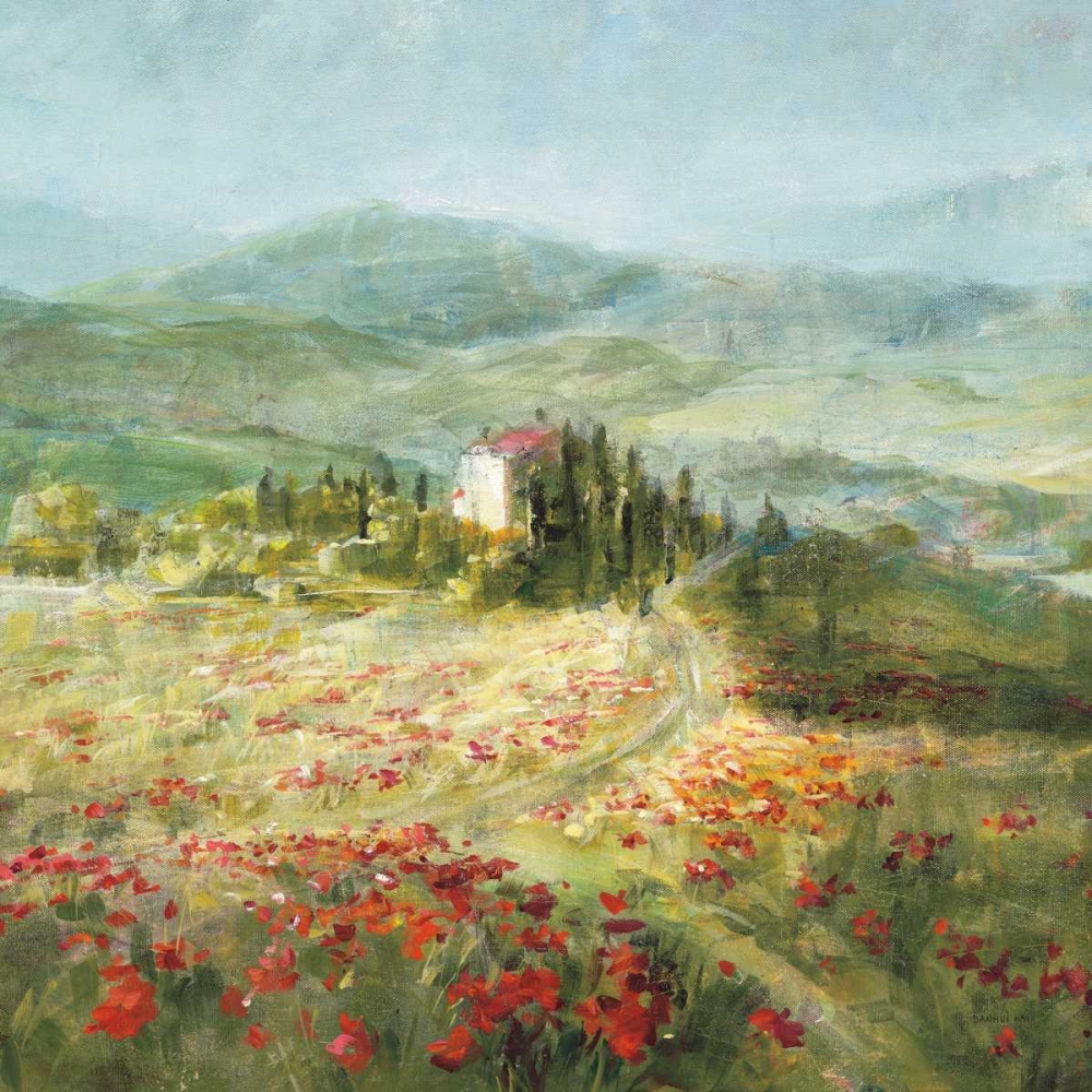 Wall Art Painting id:59762, Name: Summer in Provence , Artist: Nai, Danhui