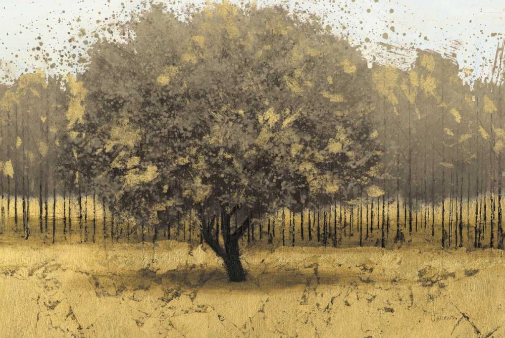 Wall Art Painting id:71981, Name: Golden Trees I Taupe, Artist: Wiens, James