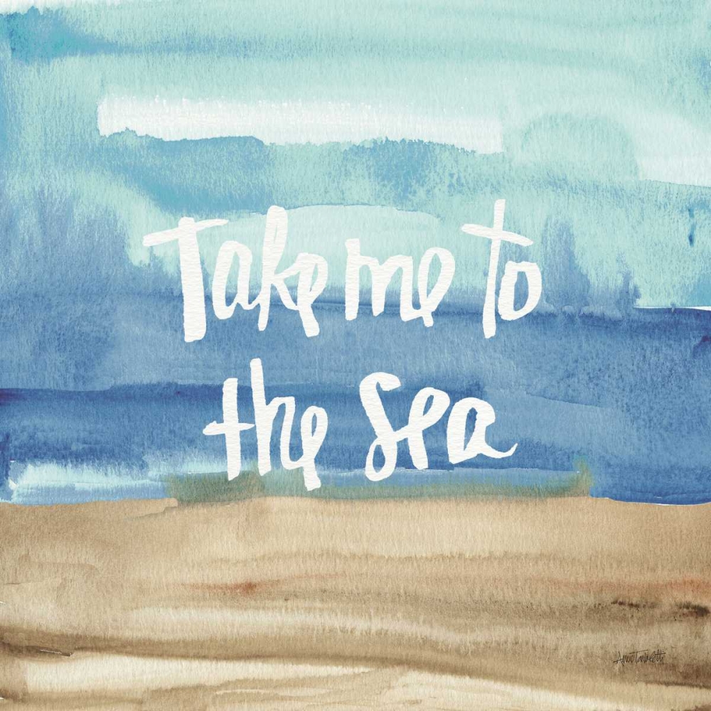 Wall Art Painting id:74805, Name: Coastal Breeze Quotes II, Artist: Tavoletti, Anne